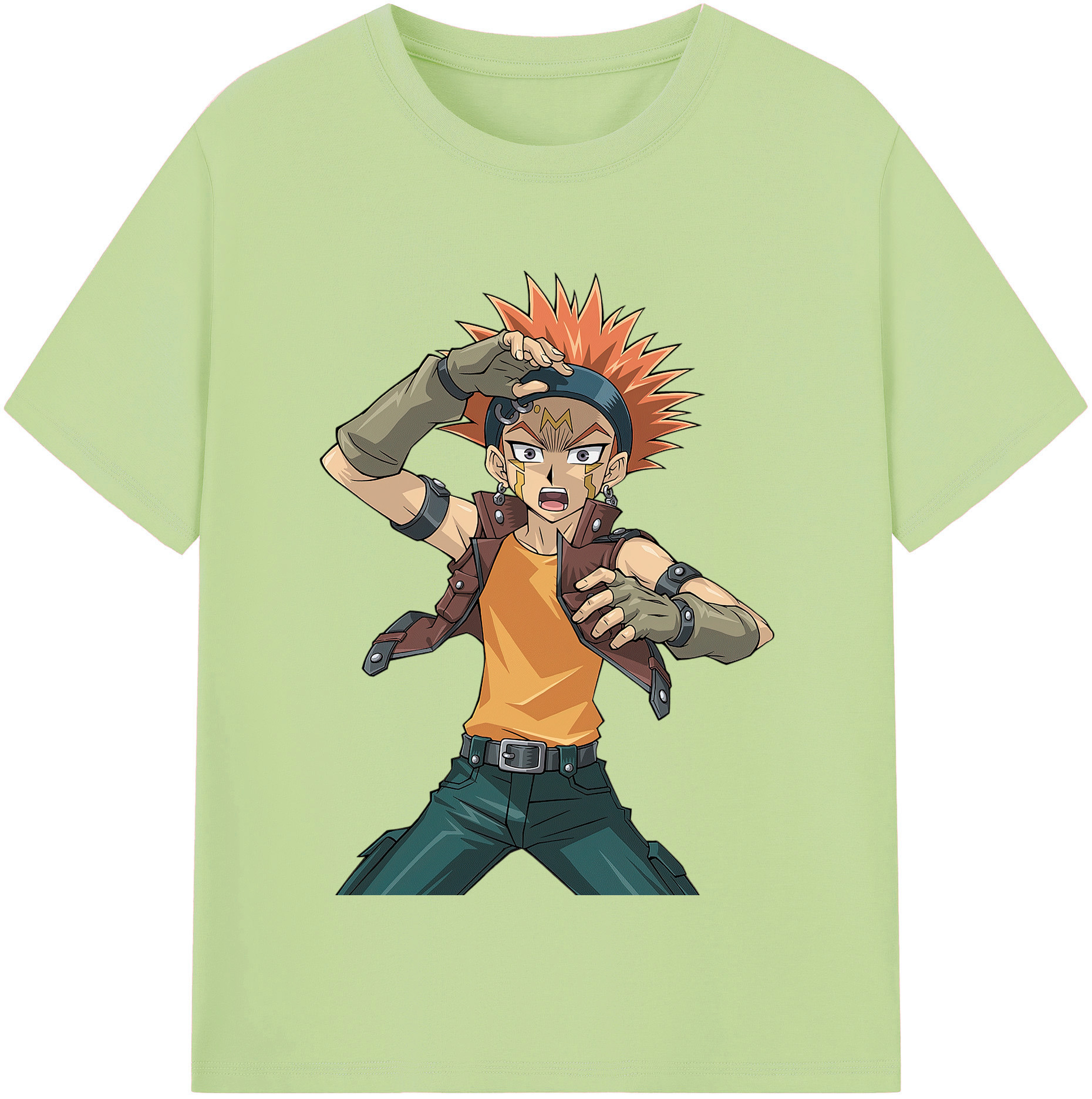 （画像用） 遊☆戯☆王 Yu-Gi-Oh! 綿100％半袖Tシャツ（フロントプリント）